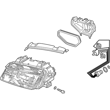 Audi Headlight - 8D0-941-030-E