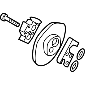 Audi A/C Expansion Valve - 4H0-898-967