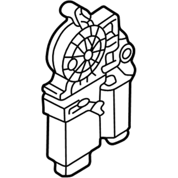 Audi A4 Window Motor - 8E1-959-801-G