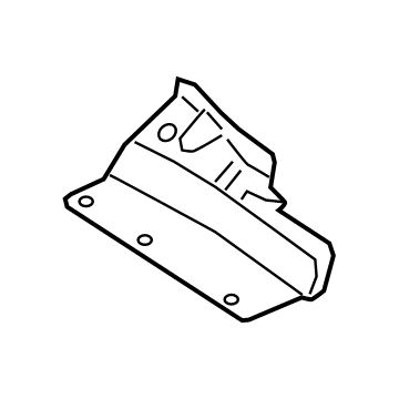 Audi Exhaust Heat Shield - 4M0-825-692-F