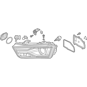 Audi Q3 Quattro Headlight - 8U0-941-043-E