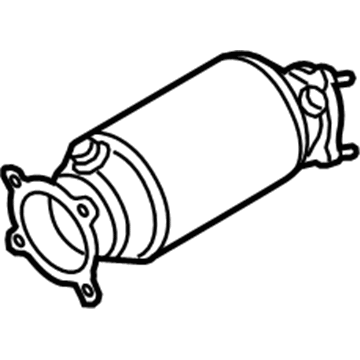 Audi A6 Catalytic Converter - 4G0-254-250-JX