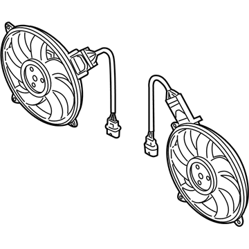 Audi R8 Cooling Fan Assembly - 4S0-121-203-C