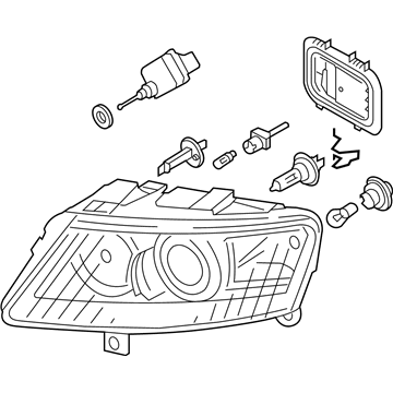 Audi A6 Headlight - 4F0-941-003-DN