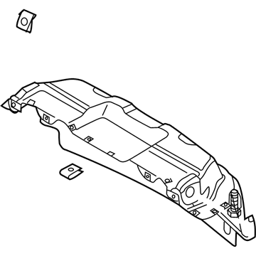 Audi R8 Exhaust Heat Shield - 42B-825-709