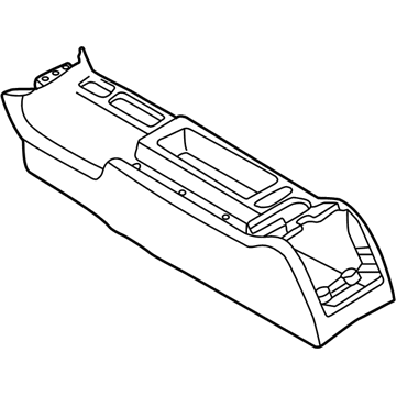 Audi Center Console - 4B0-863-244-B-7YQ