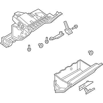 Audi Glove Box - 4M1-857-035-R-LW3