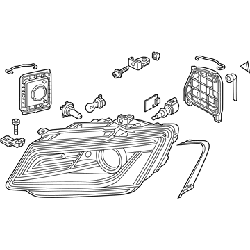 Audi SQ5 Headlight - 8R0-941-754-E