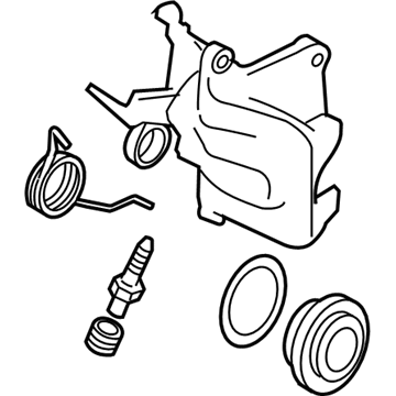 Audi TT Brake Caliper - 1K0-615-423-N