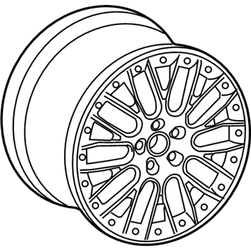 Audi TT RS Quattro Alloy Wheels - 8J0-601-025-DA