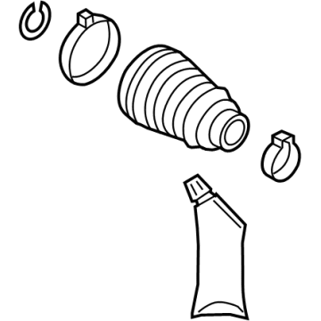 Audi CV Joint Boot - 1K0-498-201-F