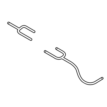 Audi Windshield Washer Hose - 1J0-955-751-D