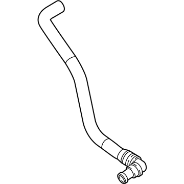 Audi Heater Hose - 80B-819-350-R