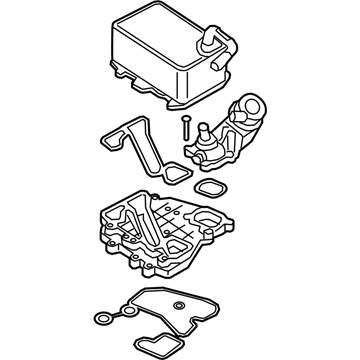 Audi Q5 Engine Oil Cooler - 059-117-015-P