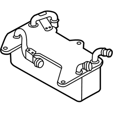 Audi Automatic Transmission Oil Cooler - 4H0-317-021-R