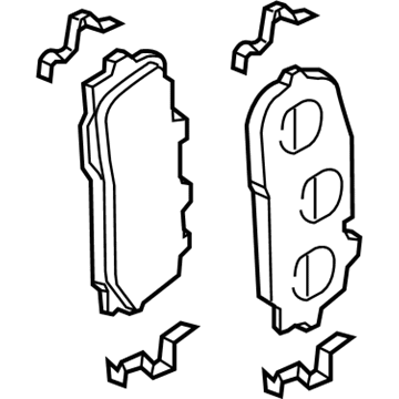 Audi Q7 Brake Pad Set - 4M0-698-151-BD