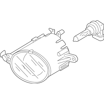 Audi RS4 Fog Light - 8E0-941-699-E