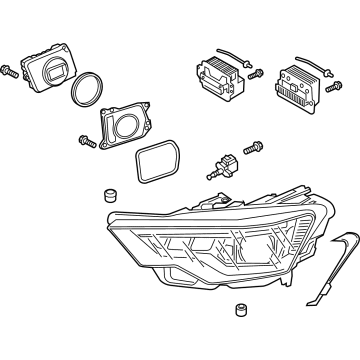 Audi A6 allroad Headlight - 4K0-941-039-D