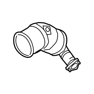 Audi A8 Quattro Catalytic Converter - 4N0-254-200-GX