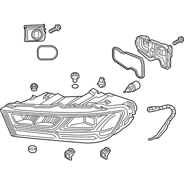 Audi Q7 Headlight - 4M0-941-773-E