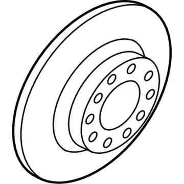 Audi Brake Disc - 3Q0-615-601-A