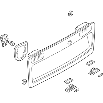 Audi License Plate Lights - 4B5-945-695-G-01C