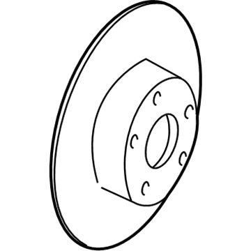 Audi Brake Disc - 4B0-615-601-A