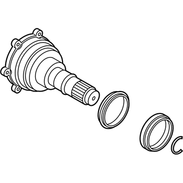 Audi Axle Shaft - 0G2-598-071-A