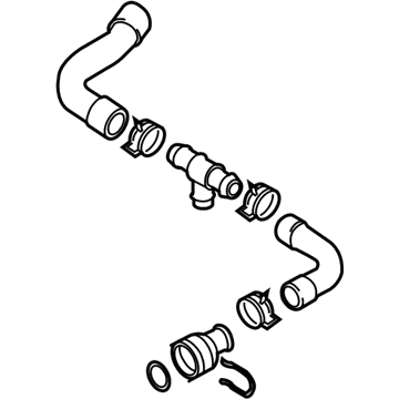 Audi TT Coolant Pipe - 8J0-121-101-C