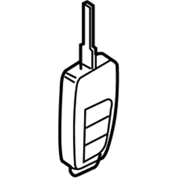 Audi Car Key - 8P0-837-220-E-INF