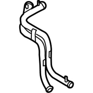 Audi TT RS Quattro Coolant Pipe - 8J0-121-071-A