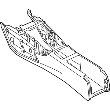 Audi RS7 Center Console - 4G0-863-244-D-24A