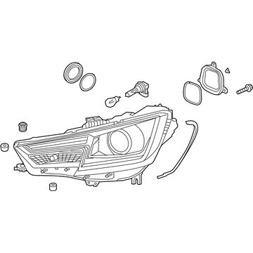 Audi A4 allroad Headlight - 8W0-941-043-B