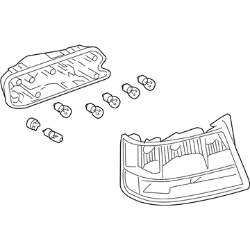 Audi A6 Quattro Tail Light - 4F5-945-096-M