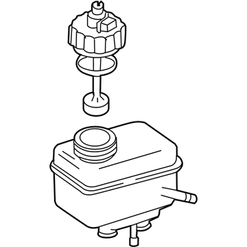 Audi Brake Master Cylinder Reservoir - 1J1-611-301