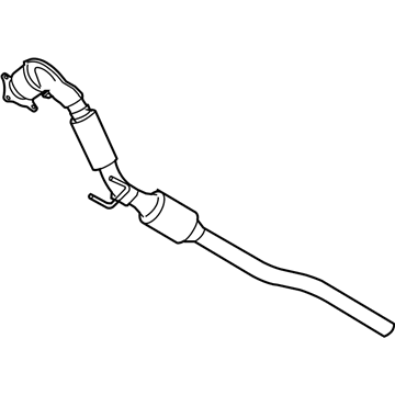 Audi TT Catalytic Converter - 8J0-254-501-NX