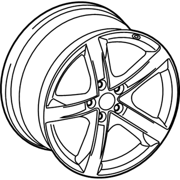 Audi A5 Alloy Wheels - 8T0-601-025-CE