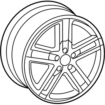 Audi A5 Alloy Wheels - 8T0-601-025-CC