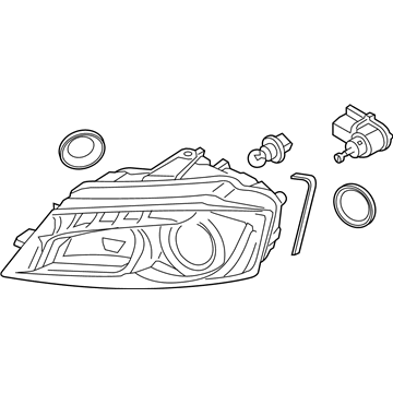 Audi A3 Quattro Headlight - 8P0-941-030-BJ