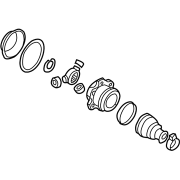 Audi Allroad Quattro CV Joint - 4Z7-498-103