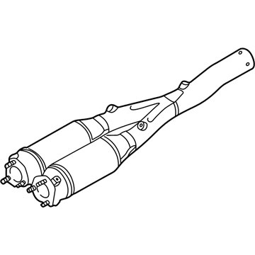 Audi TT Catalytic Converter - 1J1-131-701-DX