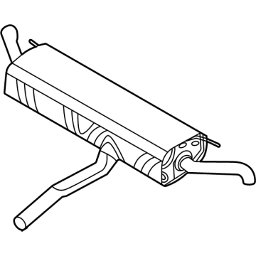 Audi Q5 Sportback Muffler - 80A-253-609-G