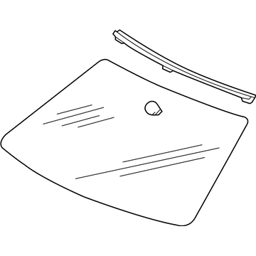 Audi Windshield - 8P0-845-099-K-NVB