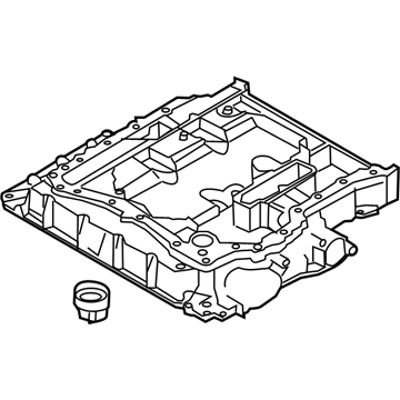 Audi Q7 Oil Pan - 06E-103-601-BA