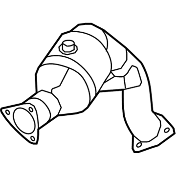 Audi A8 Quattro Catalytic Converter - 4H0-254-202-AX