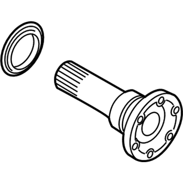 Audi Axle Shaft - 08V-525-289-B