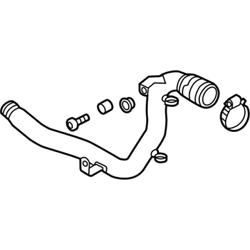 Audi Intercooler Hose - 7L6-145-795-AE