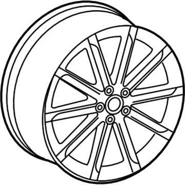 2015 Audi Q7 Alloy Wheels - 4L0-601-025-BN