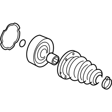 Audi CV Joint Boot - 8X0-598-201