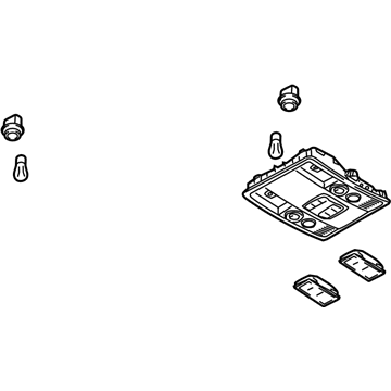 Audi A8 Quattro Interior Lights - 4E0-947-111-AA-8C1